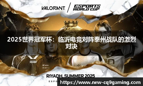 2025世界冠军杯:临沂电竞对阵泰州战队的激烈对决